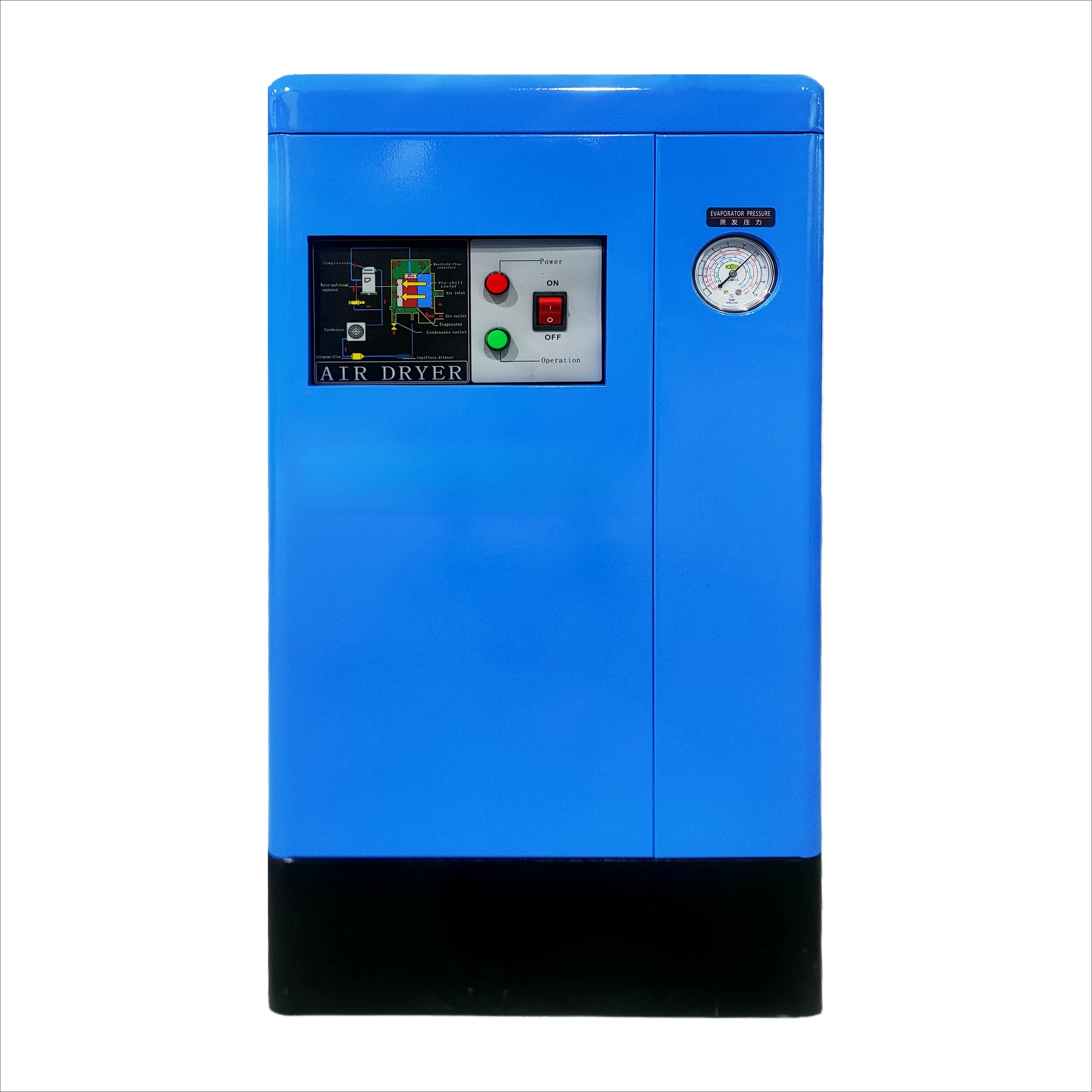 Refrigeration Compressed air dryer 1.5-5 Nm ³/min Air cooling Industrial small footprint air dryer for compressor systems
