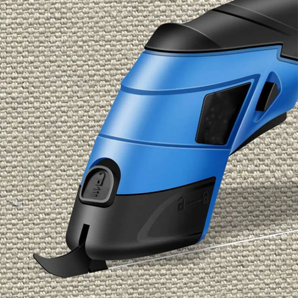 Imagem -06 - Tesoura Elétrica para Máquina de Corte de Pano Carregamento de Lítio Costura de Couro Tesoura de Alfaiate Lâmina de Aço de Tungstênio Ferramenta de Mão Portátil