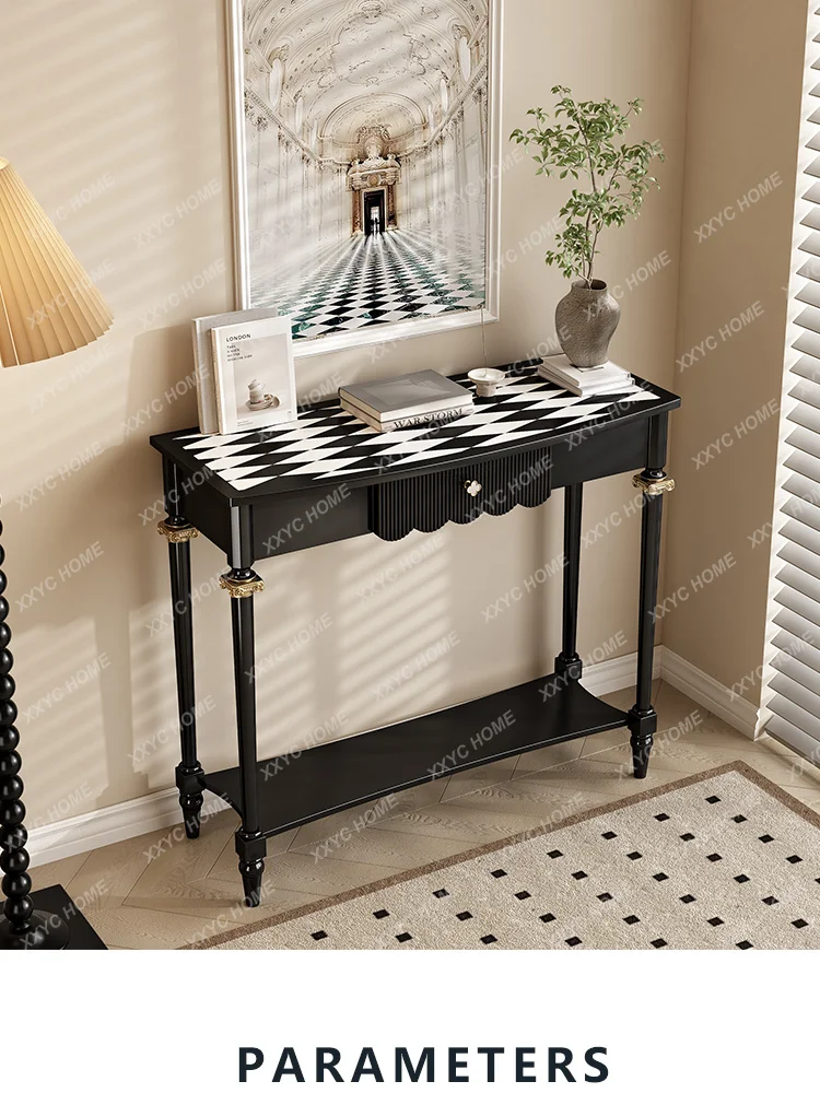 Vintage Classic Console Table Trendy Storage Beauty Luxury Console Table Premium Drawer Wohnzimmer Tisch Living Room Furniture