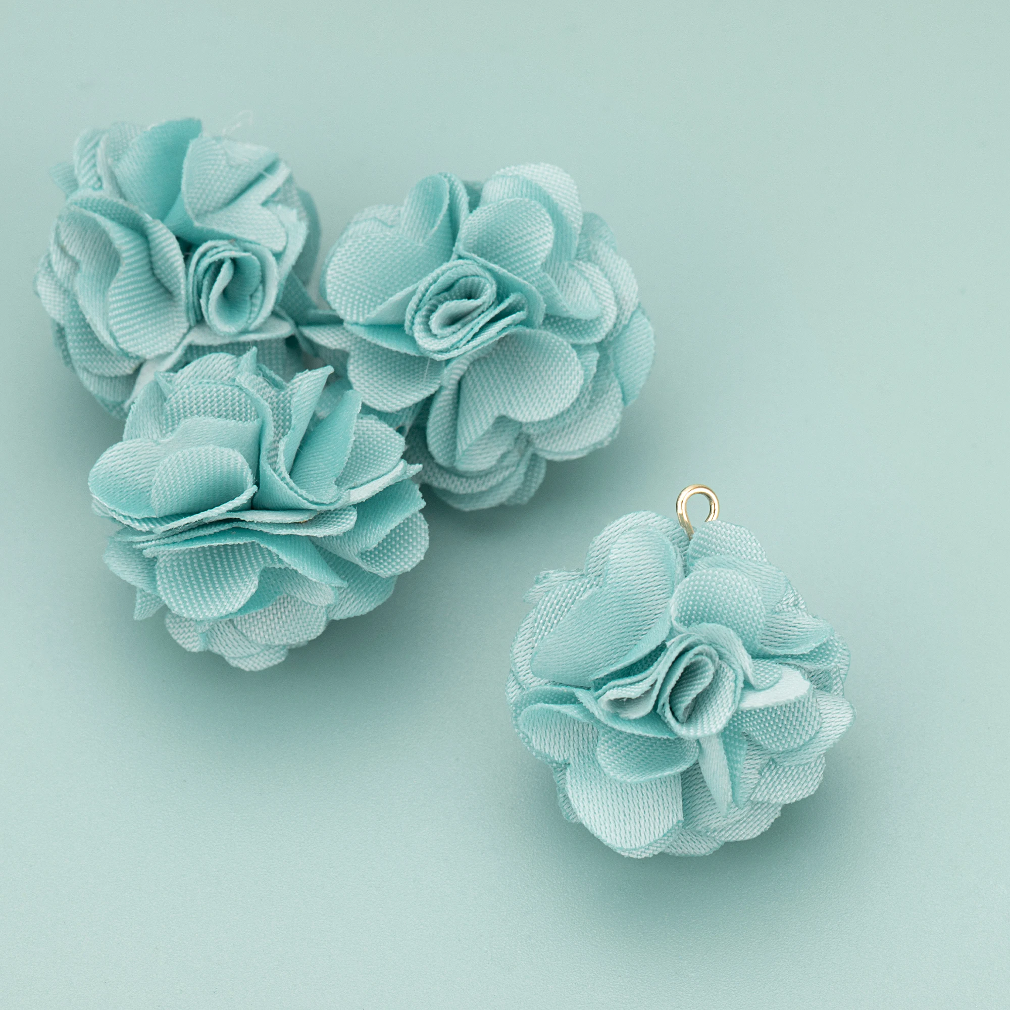 GUFEATHER,10pcs/lot,F171,High Quality Hand Made Fibre Flower Shape Charms,DIY Earrings,DIY Pendants,Jewelry Making Findings