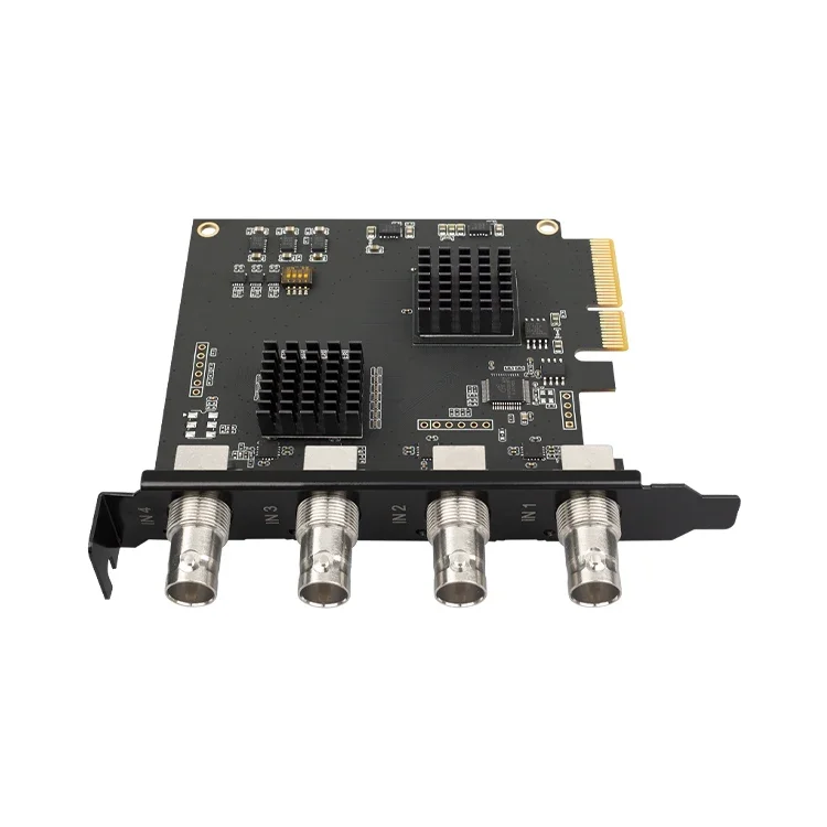 4Channel Capture Card SDI/HDMI-Compatible Video Card 1080P/4K 60Hz Capture Card for PCIE-X4/X8/X16 For Computer