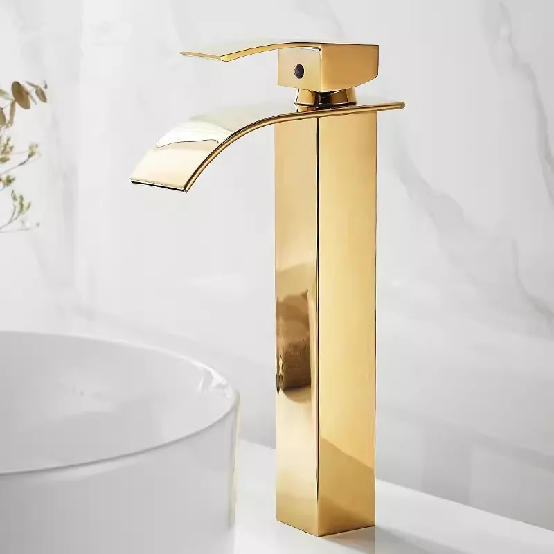 

Gold Bathroom Faucet Torneiras Black Basin Faucet Sink Faucet Single Handle Grey Faucet Basin Taps Hot Cold Mixer Tap Crane