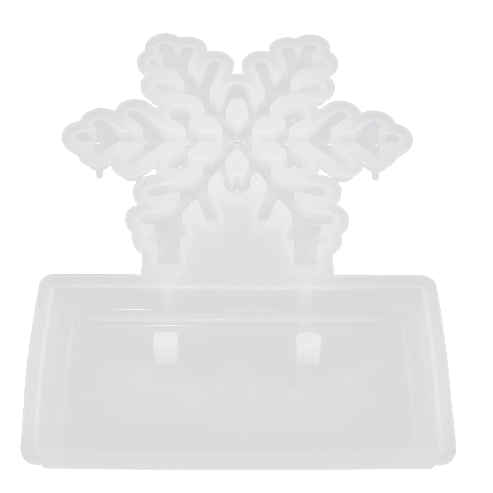 

Snowflake Silicone Mold for DIY Christmas Decorations Xmas Craft Supplies Epoxy Resin nament Molds Flexible Portable