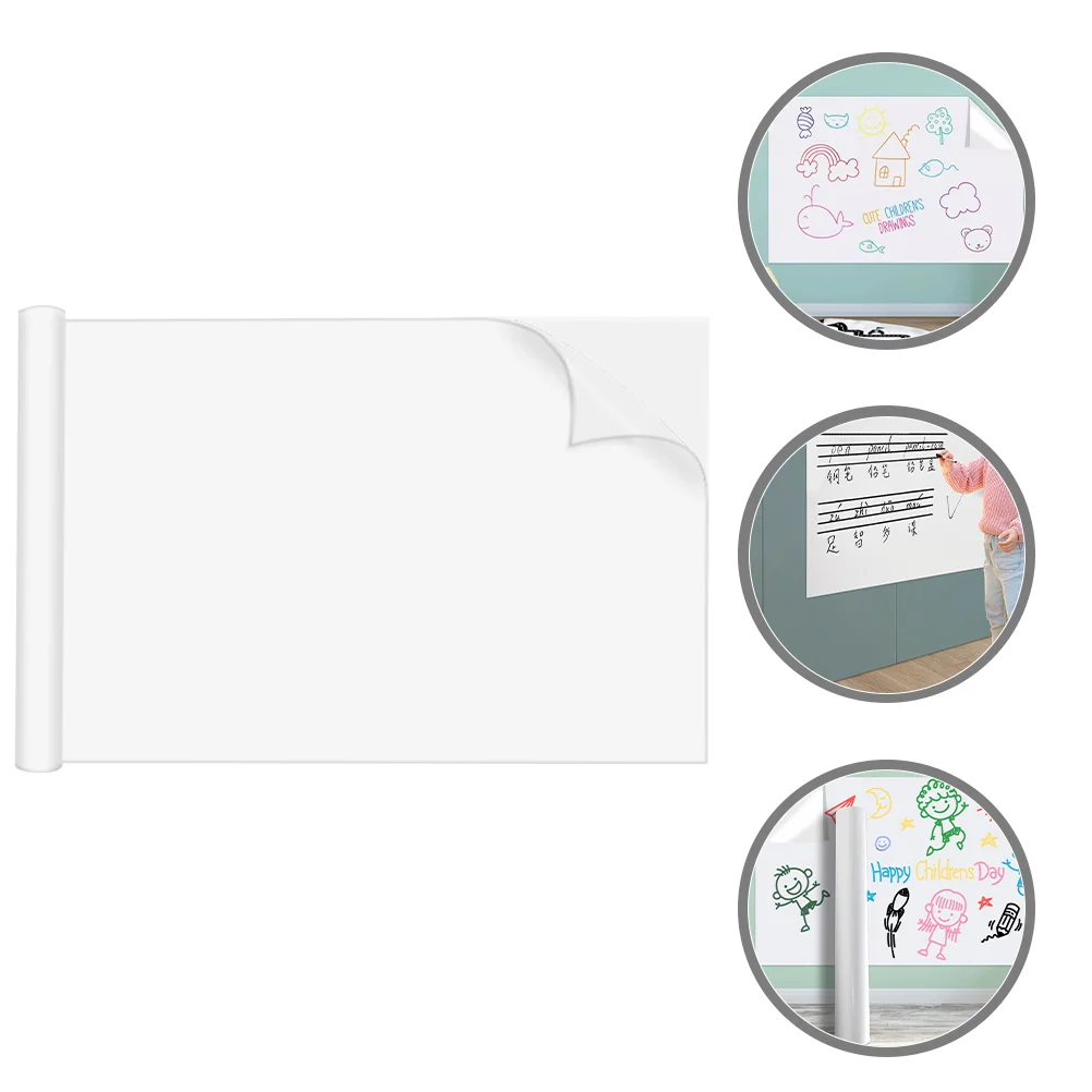 Portable Large Size Dry Erase Whiteboard Self Adhesive Board Removable Sticker For Office Home Classroom Presentation Supplies