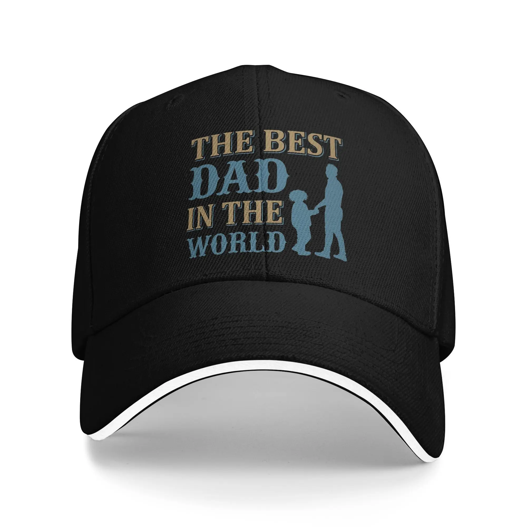 

THE BEST DAD IN THE WORLD FATHERS DAY Caps For Men Women Trendy Baseball Cap Dad Hat Daily Headewear Adjustable
