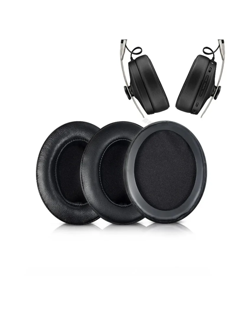 عالية الجودة من جلد الخراف استبدال بطانة للأذن وسائد الأذن ل SENNHEISER الزخم 3 3.0 اللاسلكية على سماعة الأذن