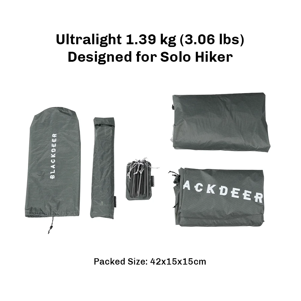 Blackdeer Gallop 1.5P Ultralig - Outdoor Camping Solo ulasan dan harga