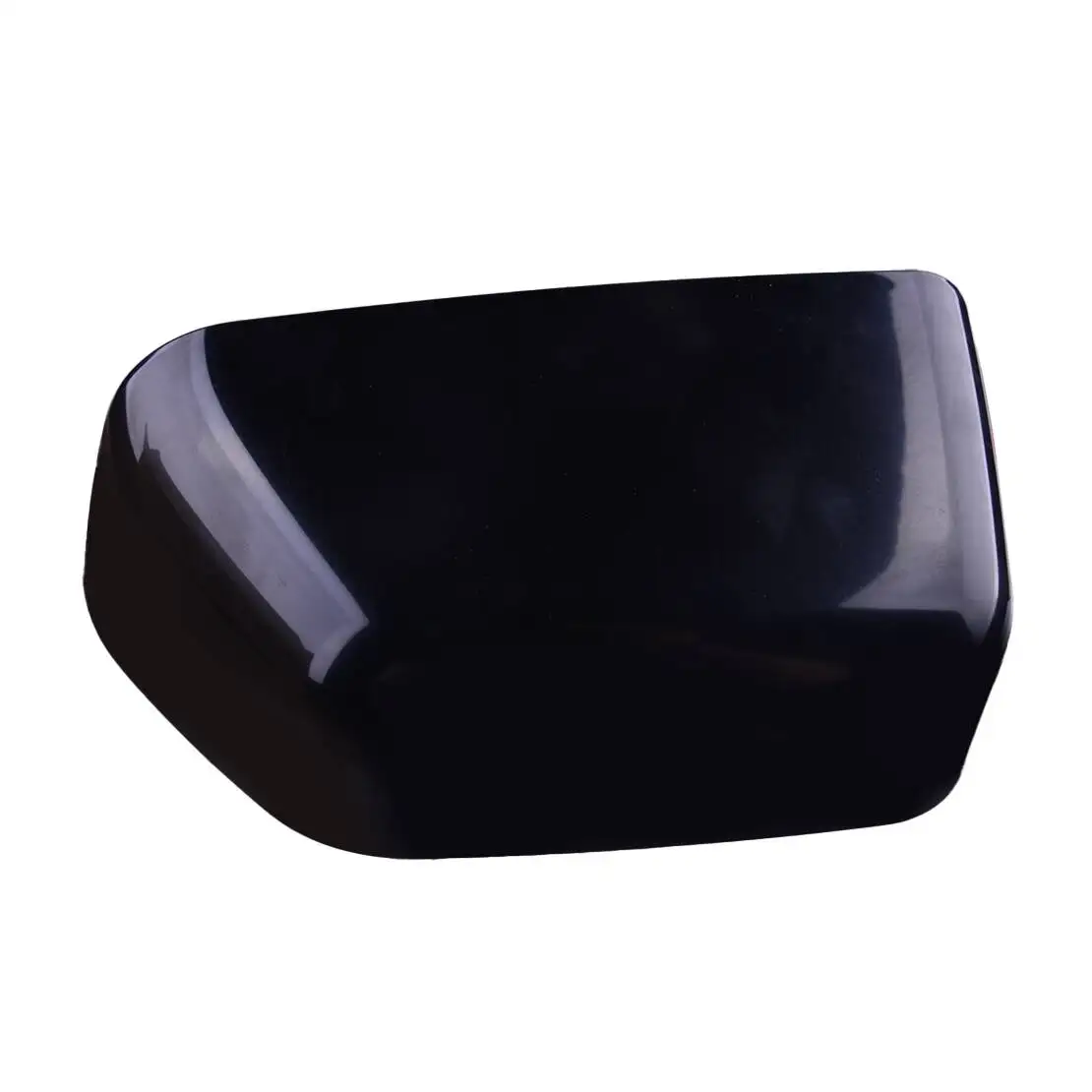 Front Left Rearview Side Mirror Top Half Cover Cap Fit For Ford F-150 F-250 F-350 F-450 F-550 Super Duty Black ABS HC3Z17D743CA