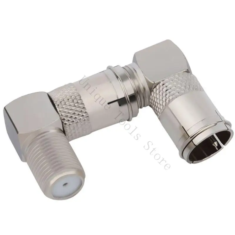 M89A 5 Pcs Coax Connector F Type Coaxial Male to Female Cable Connector