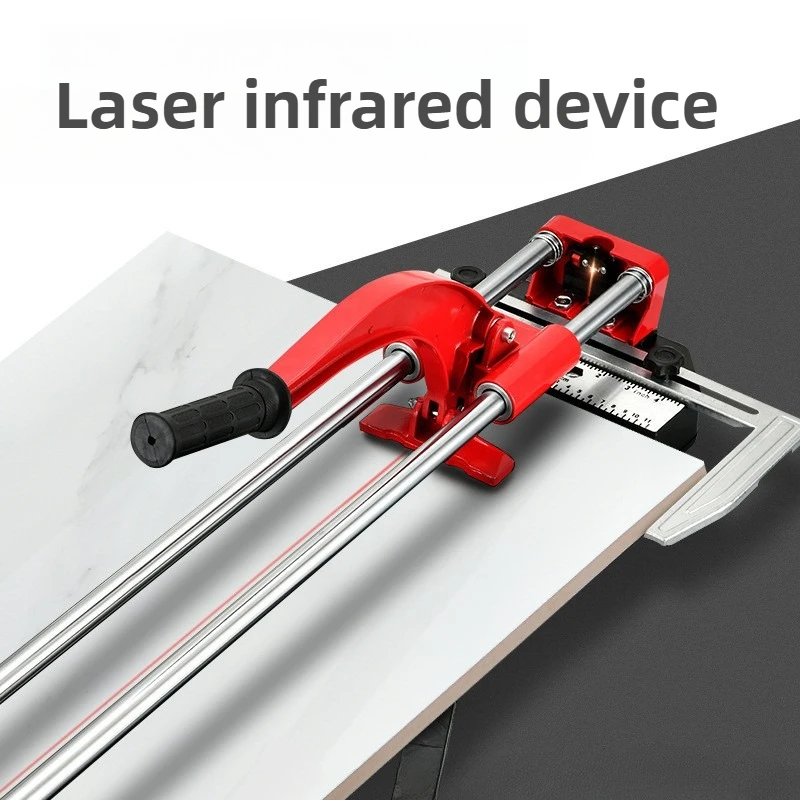 Manual Tile Cutting Machine High Precision Cutting Tools Laser Positioning Double Track Tile Cutter Machine Construction Tools