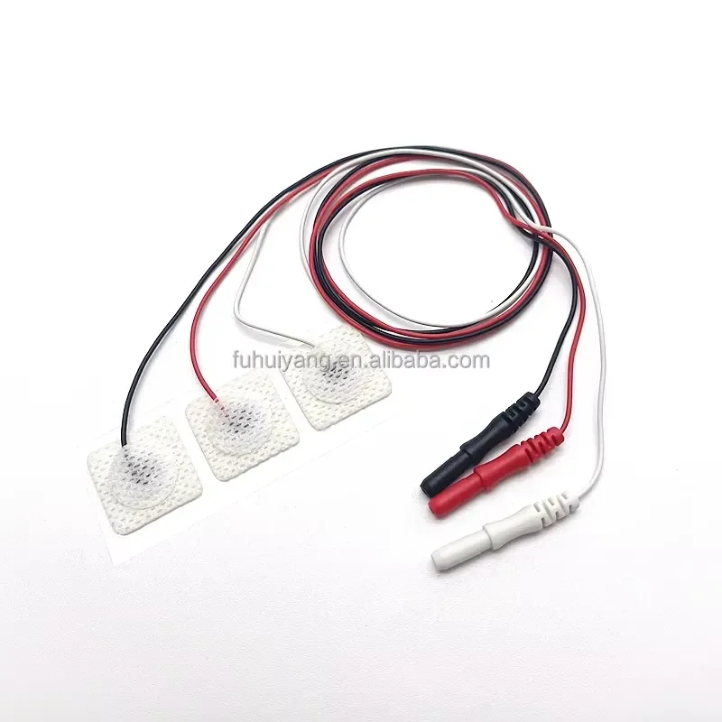 Medical Use Disposable 22*22 mm Neonate 3 Lead Electrode
