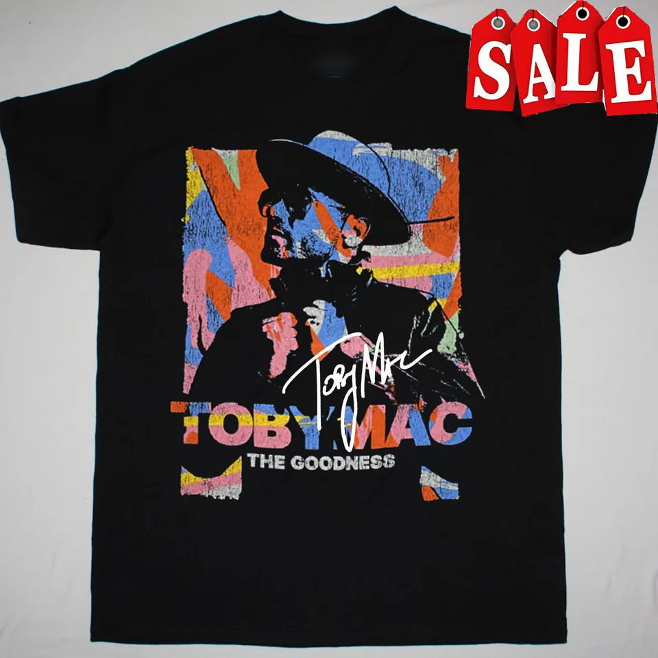 TobyMac The Goodness Signature T- Shirt Short Sleeve Black Men TW6007