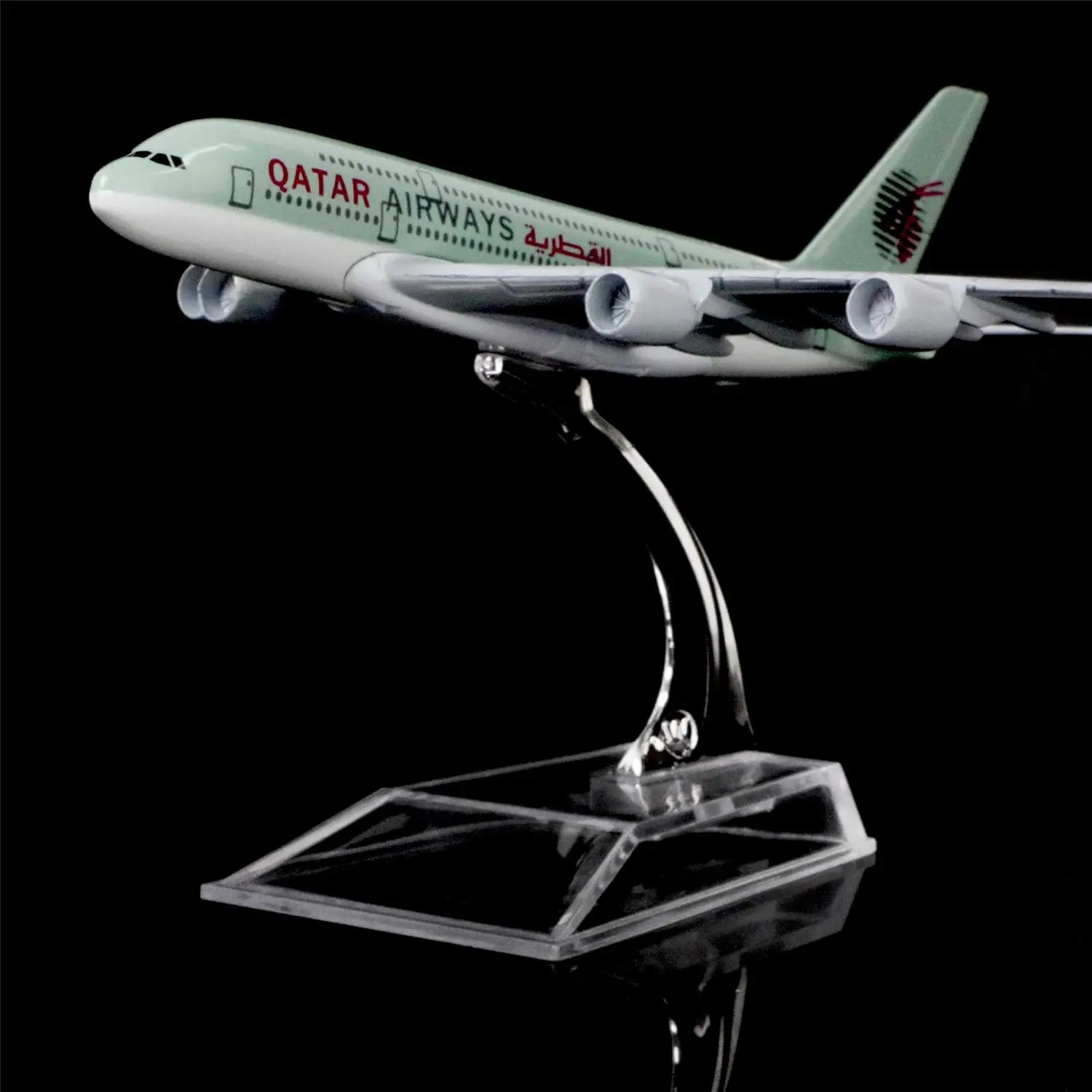 1:400 16cm Air Bus A380 Qatar Airways Plane Metal Airplane Model Plane Toy Plane Model for Collections and Displays