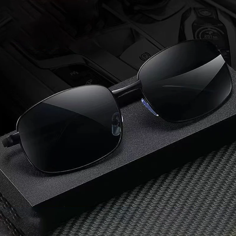 Day And Night Polarized Color-changing Sunglasses Men Driving Fishing Glasses Night Vision Driving Sunglasses Metal XTP3027 image 4