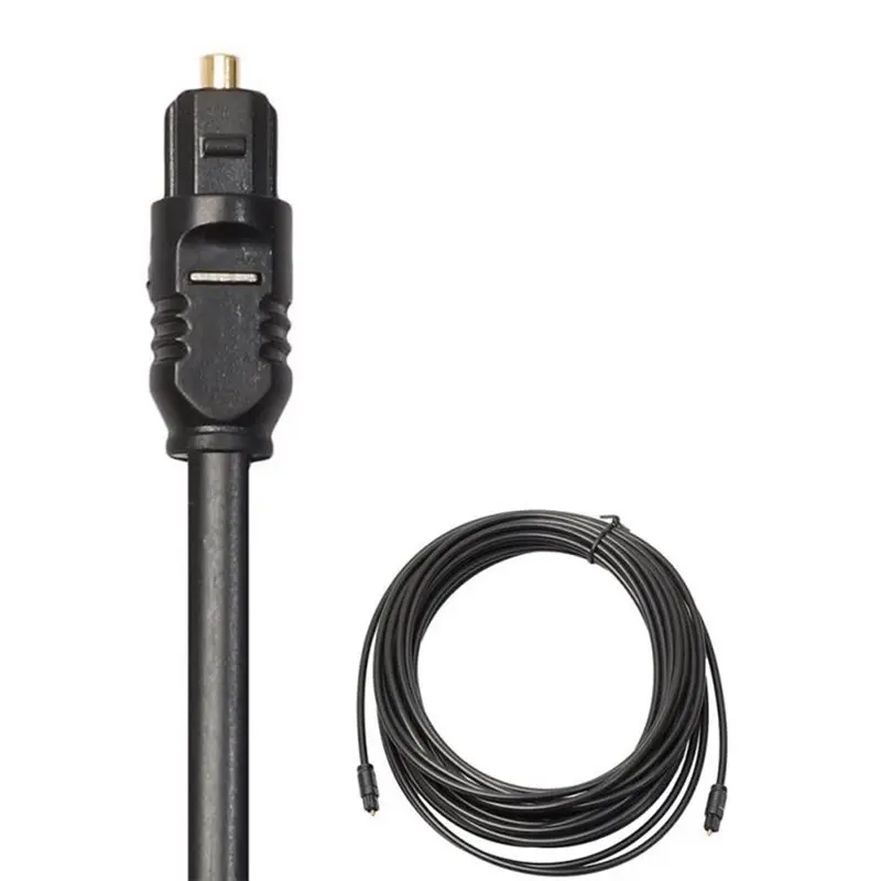 AA08-MD For Toslink Gold-Plated Digital Optical Audio Cable 5M High Quality SPDIF DVD Gold-Plated Cable