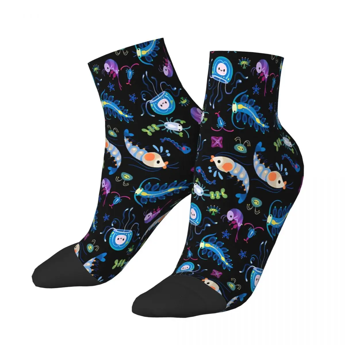 

Zooplankton Ankle Socks Male Mens Women Autumn Stockings Hip Hop