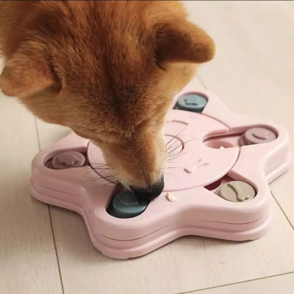 

Durable Dog Puzzle Toys Fun Feeding Increase IQ Pet Interactive Feeder Non-Slip Anti-Choking Pet Slow Bowl Pet Cat