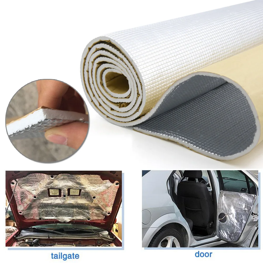 Parts Sound Insulation Mat Aluminum PE Cotton Exquisite High Quality Accessories Aluminum PE cotton Auto Car Inner Interior