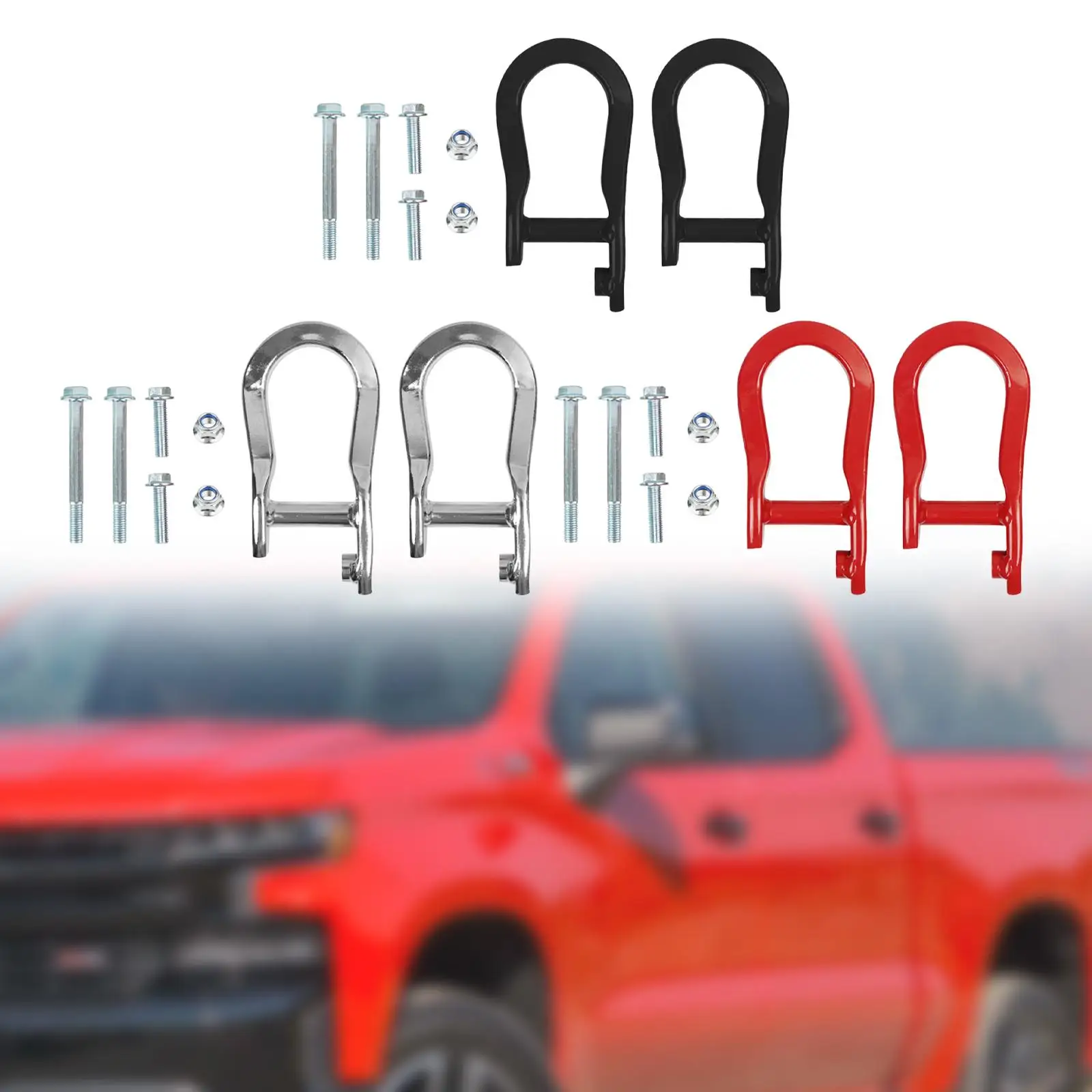 

Буксирные крюки переднего бампера для Chevrolet Silverado 1500 07-18 1500Ld 2019