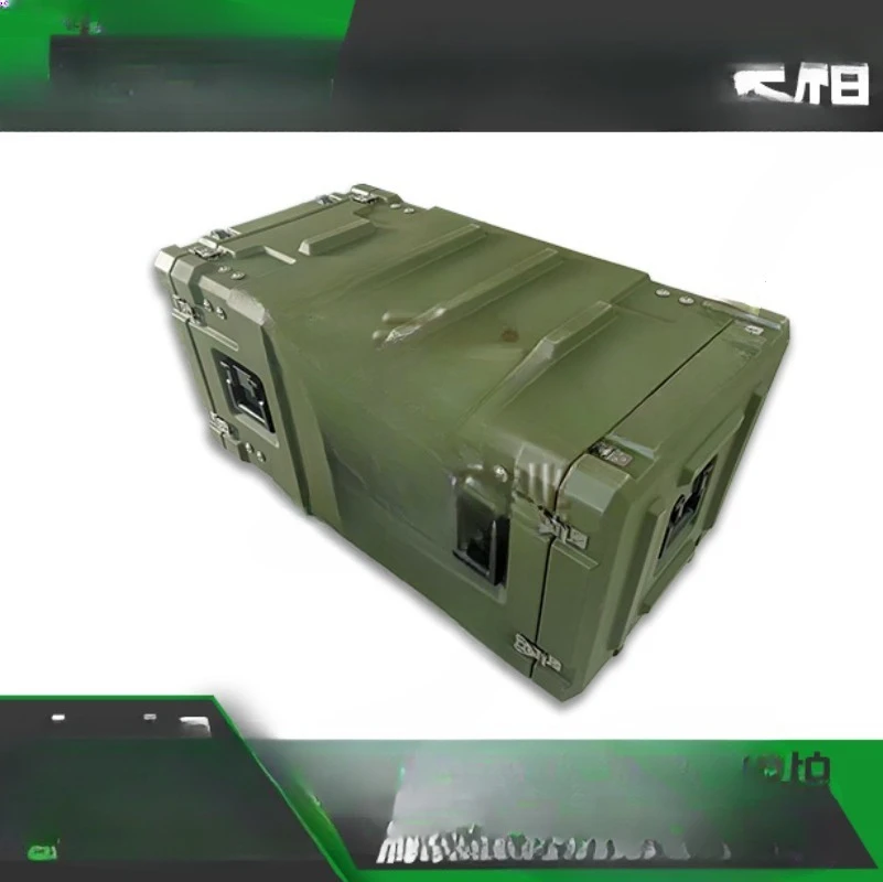 8U high impact and shock absorption rack box, dustproof and waterproof portable
