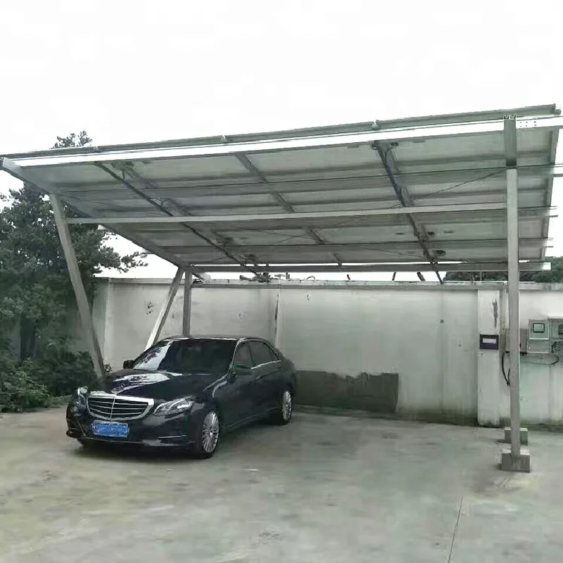 Preassembly outdoor waterproof aluminum solar panel car garage for Industrial use