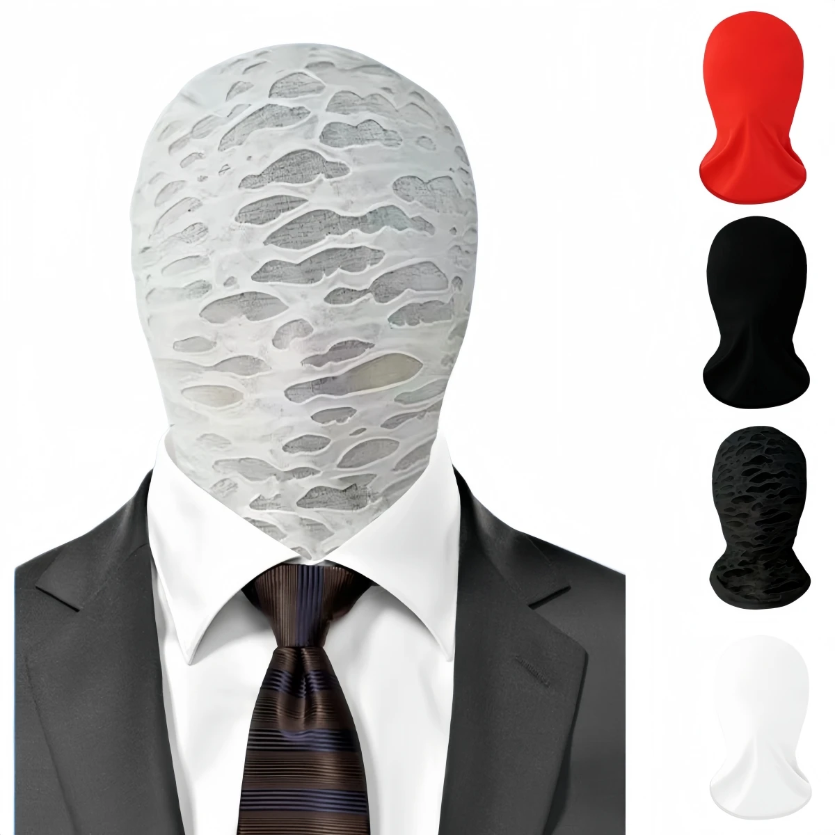 

Ice High Elastic Thin Halloween RolePlaying Cosplay Mask Bestselling Transparent Visual Full-Face Non-Porous Breathable Mask