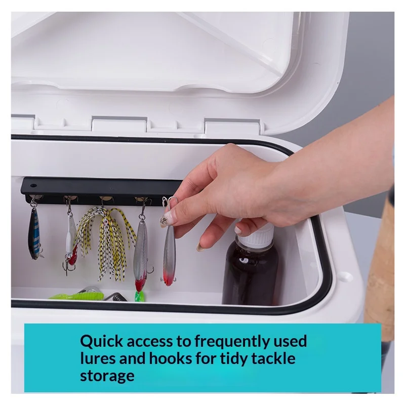 Marine Magnetic Fishing Lure Storage Rack For Boat Yacht, Saltwater Bait Holder, Fishing Tackle Organizer Accessories