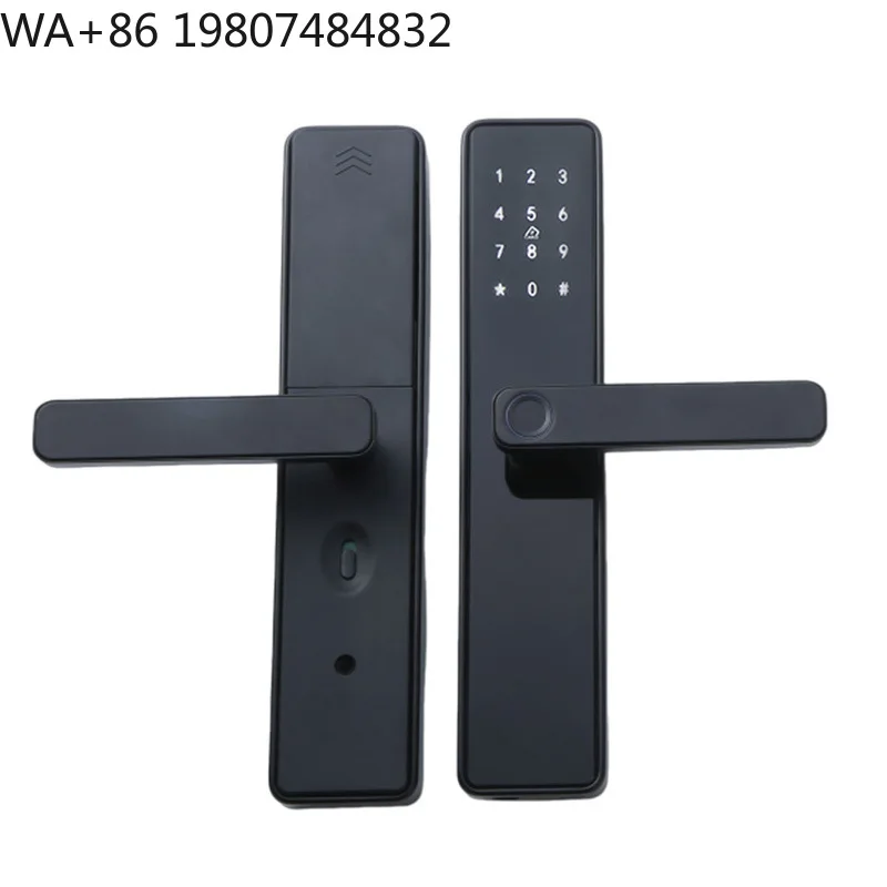 WiFi Smart Door Lock Google Home Alexa Voice Control NFC Fingerprint Password Remote Unlock Digital Anti-theft Lock