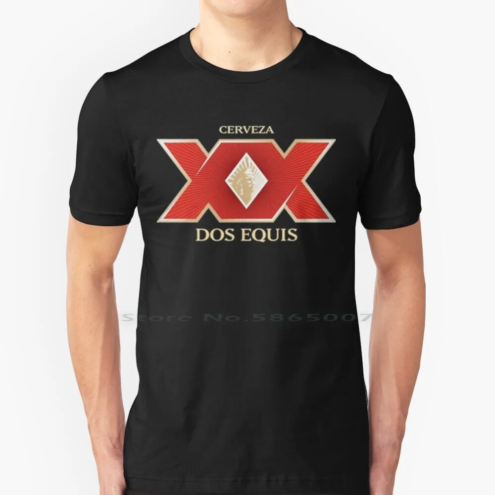 Enticing Dos Equis Design Essential 100% Cotton T Shirt Beer Busch Light Yuengling Whiskey Wine Casamigos Tequila Bacardy Dos