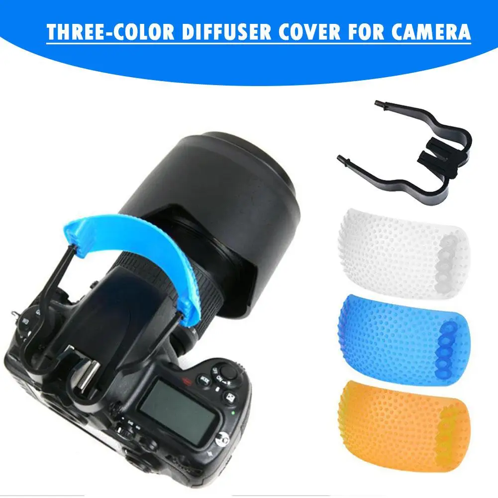 Three-color Soft Cover Adjustable Internal Flash Cover SLR Camera Flash Cover Internal Flash Cover Neutral