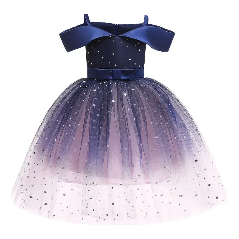 Verão crianças vestidos para meninas da criança roupas da menina da criança moda crianças vestido de princesa lantejoulas menina vestidos de festa 2-10 anos