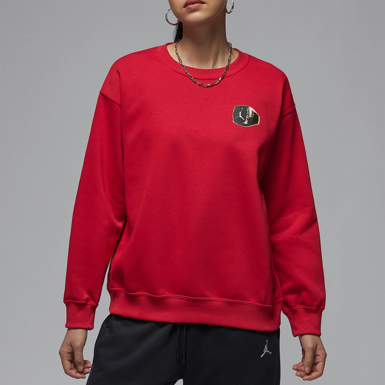 

Nike Official Genuine JORDAN Women's Fashion Pattern Print Casual Sweatshirt HJ0206-687