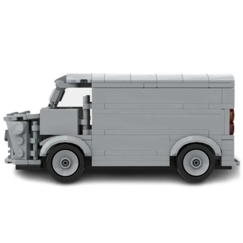 MOC- 207798   Bloco de construção citroen h van blocos modelo montar pequenas partículas tijolo brinquedo um presente aniversário educação automóvel