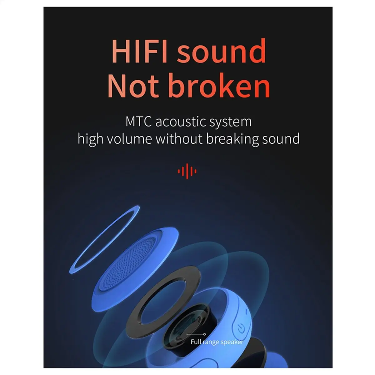 Mini Bluetooth Speaker IPX7 Waterproof Bathroom Music Speaker Handsfree Shower Music Player Sound Box FM Radio A