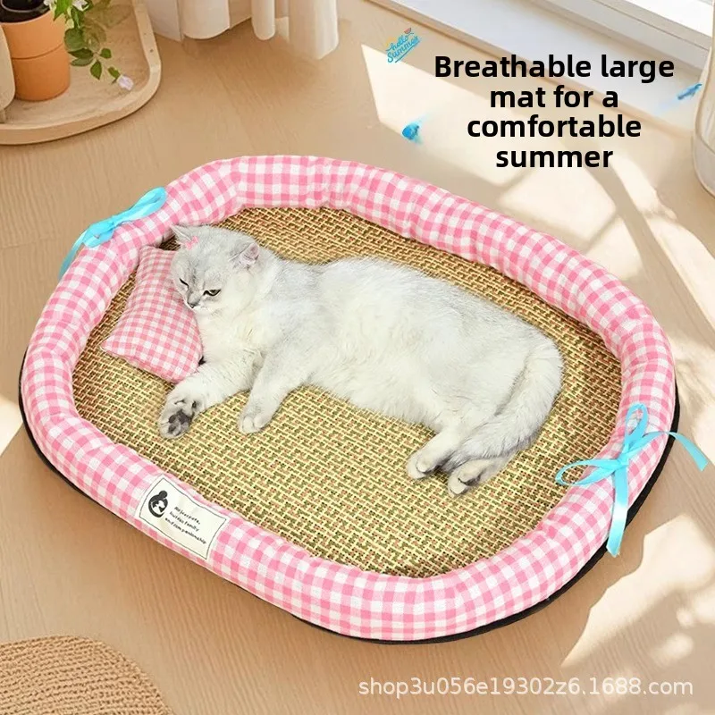 Summer pet cooling mat, floor mat, dog bed, cat bed, ice mat, pet supplies, small mattress