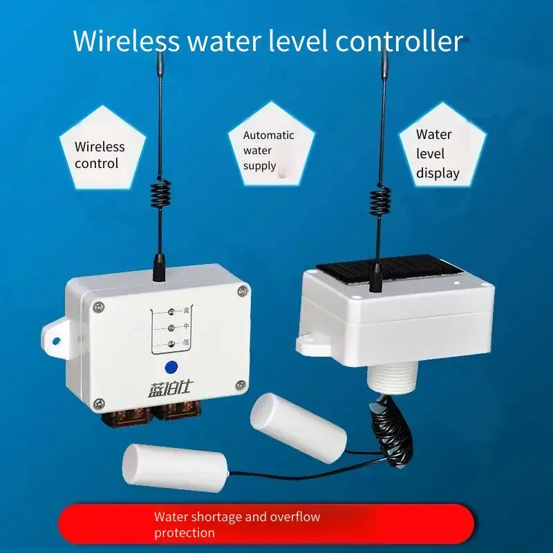 Wireless  Level Controller Remote Control  Tower Pool Water Pump Float Ball Automatic Water Pumping Water Switch