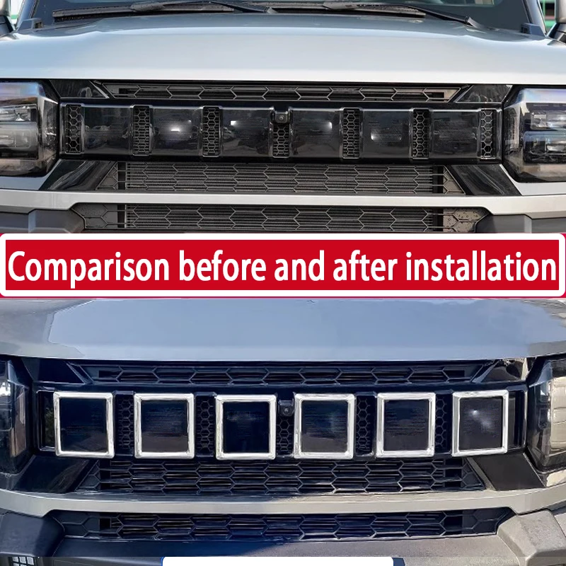 For Chery JETOUR T2 iDM Front Grille Trim in 3 Colors Car Styling Exterior Accessories Alphabet Electroplating Strip