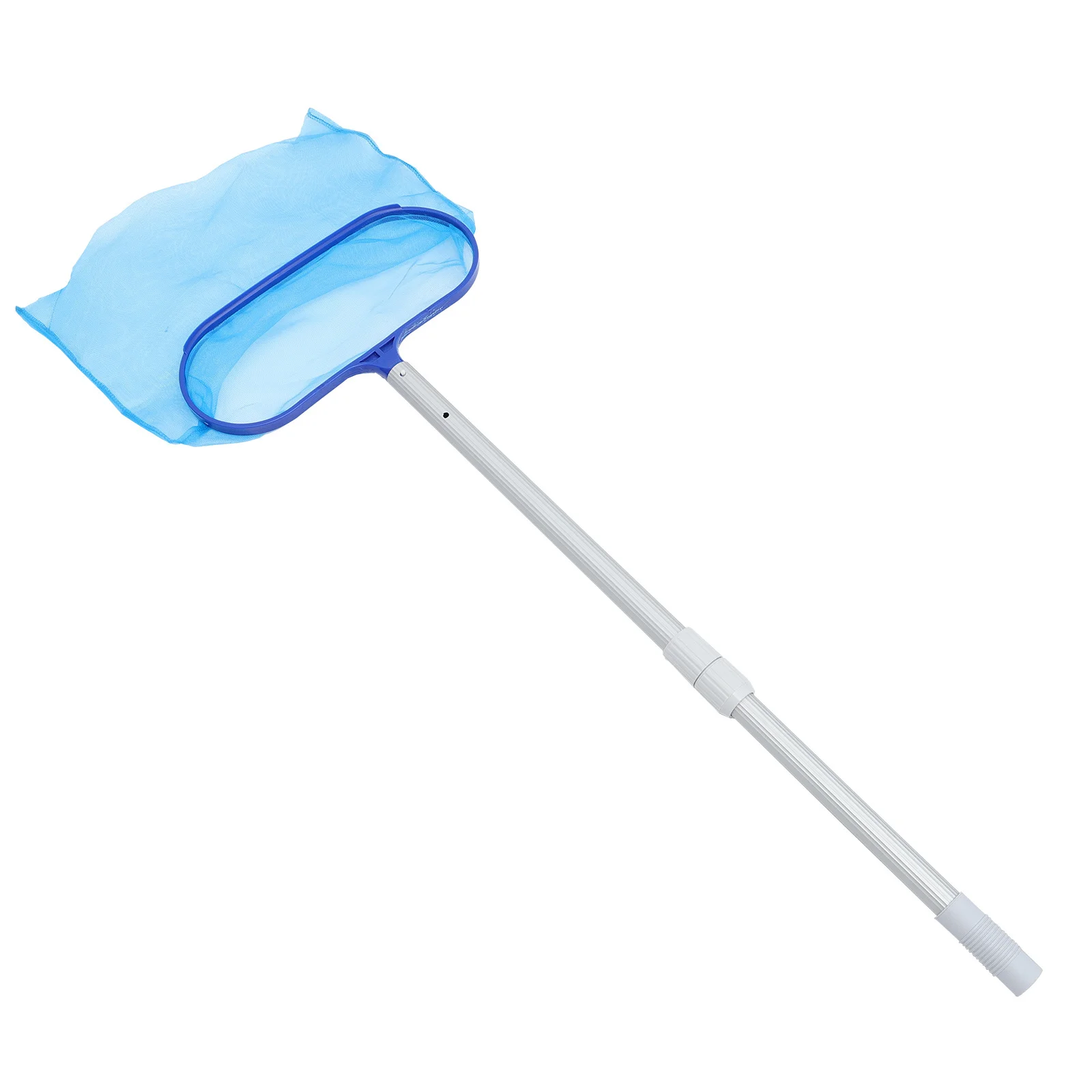 

1Set Pool Cleaning Net Blue Sturdy Telescopic Spoon for Ponds Fountains Large Fish Tanks Efficient Debris Leaf Catcher Accessory