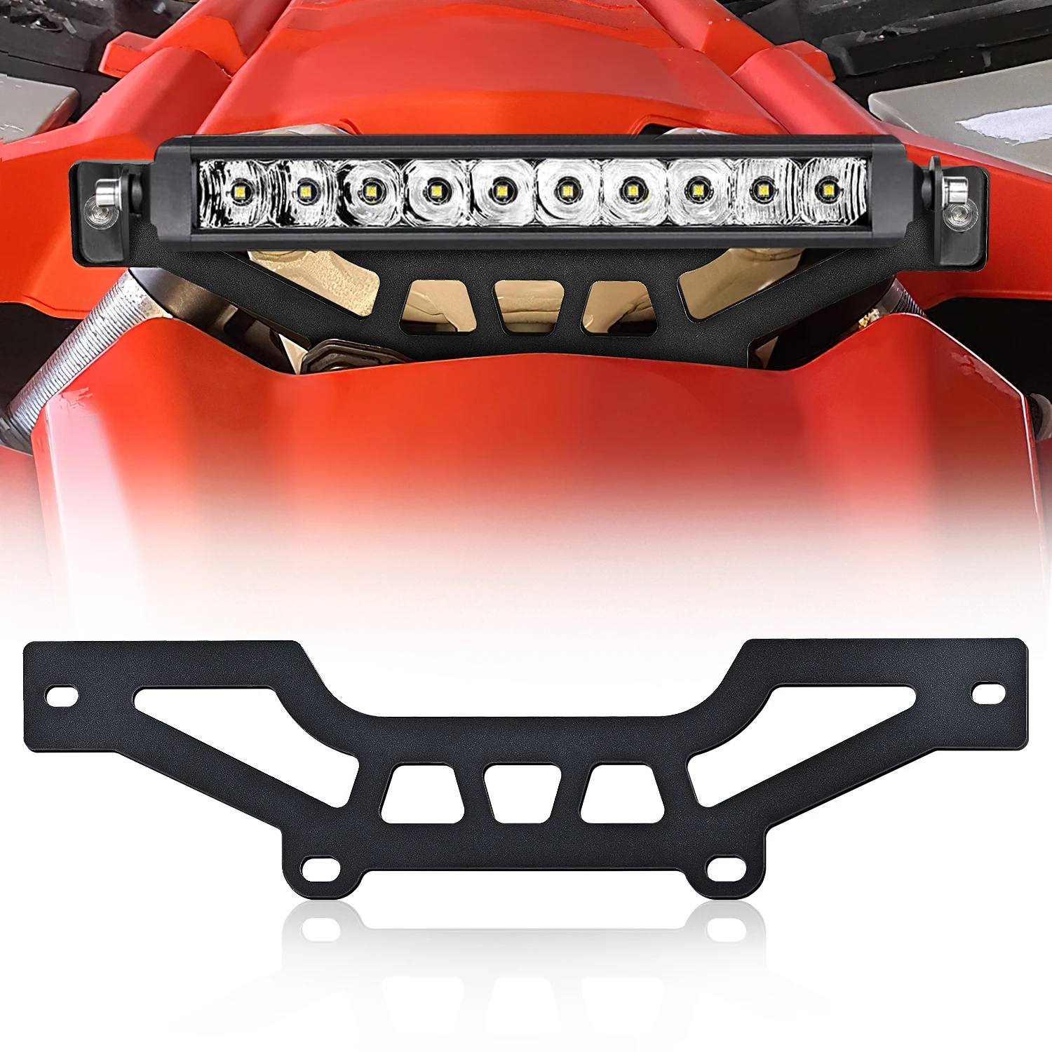 Nilight Mounting Bracket suitable for Mounting light strips on the hood of off-road vehicles. Light strip accessories, outdoor off-road modifications, suitable for off-road vehicles, 4x4s, and SUVs.