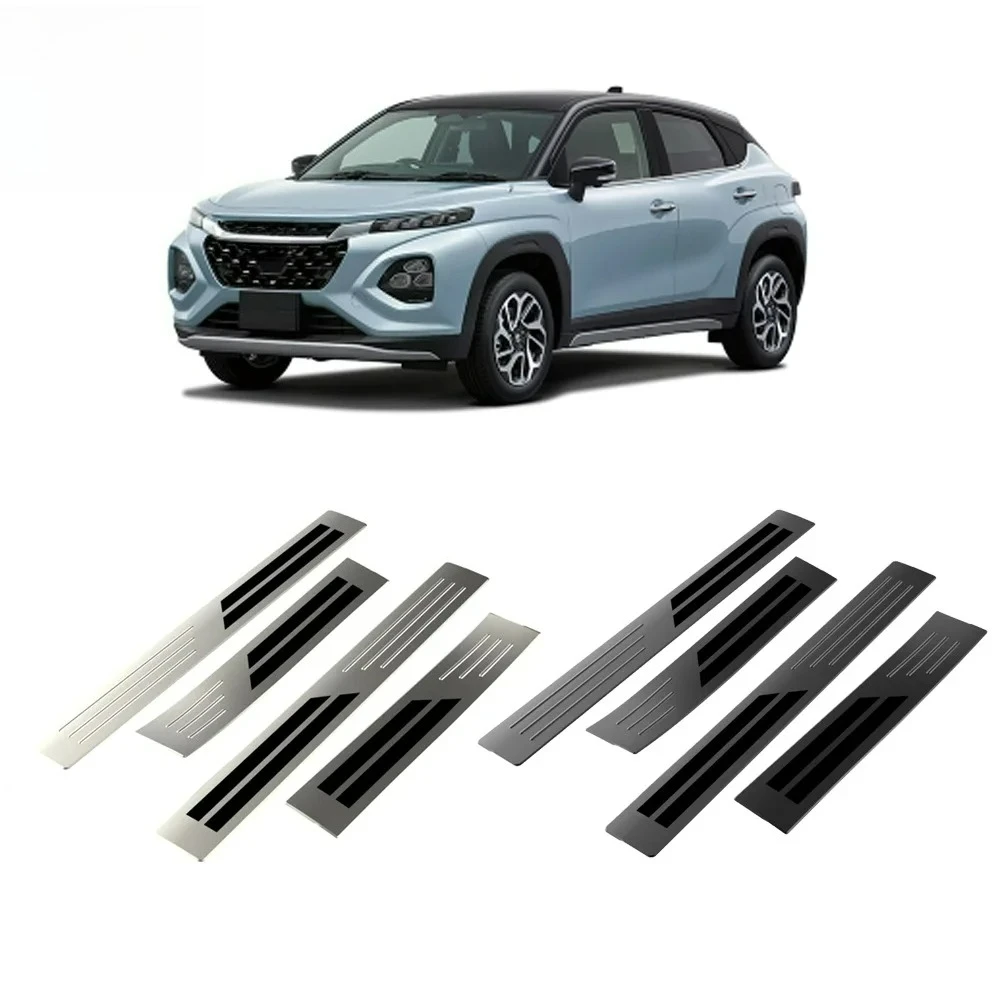 

For Suzuki Fronx WDB3S WEB3S 2024 2025 2026 Stainless Steel Exterior Side Door Pedal Scuff Protector Cover Trim Car Styling