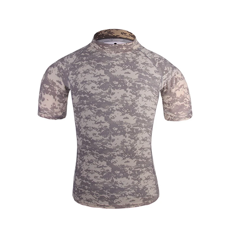 

Emersongear Tactical Sport Perspiration T-Shirt ACU Combat Short Sleeve Shirts Hiking Hunting Milsim Tshirt