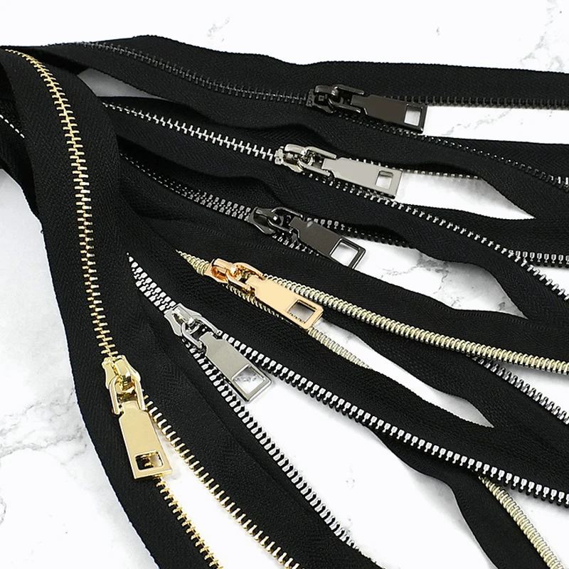 

1-5Meters 5# Metal/Nylon/Resin Zippers with Zipper Sliders Bag Clothes Shoes Replacement Zip Tapes DIY Zips Repair Accessories