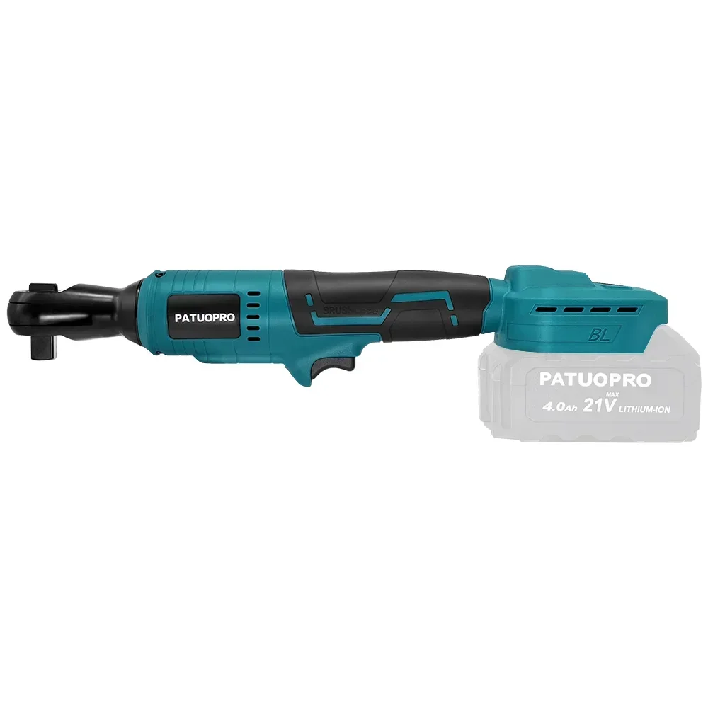 

Brushless Electric Ratchet Wrench 100N.m Cordless Wrench Remove Screw Nut Auto Repair Tool For Makita 18v Battery(No Battery)