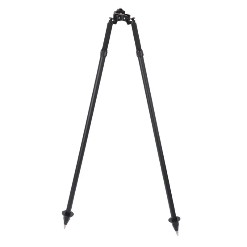 Factory DZ22A Black Aluminum Bipod with Thumb Release Clamp for Prism Pole GPS Pole Leveling Rod Staff Invar Staff Laser Staff