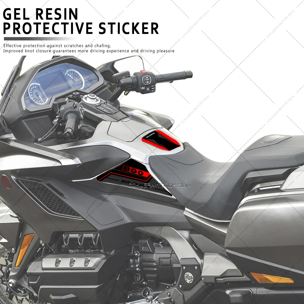 GL1800 Motorcycle Sticker 3D Epoxy Resin Protection Sticker For Honda GoldWing 1800 Gold Wing GL1800 F6B 2018-2023