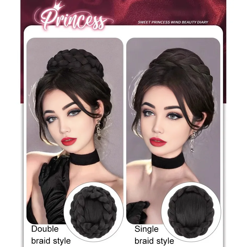 Синтетический 4-дюймовый парик с головой Маруко, женское свадебное платье, дизайнерская головная повязка Хепберн, Свадебный парик, сумка, аксессуары для волос