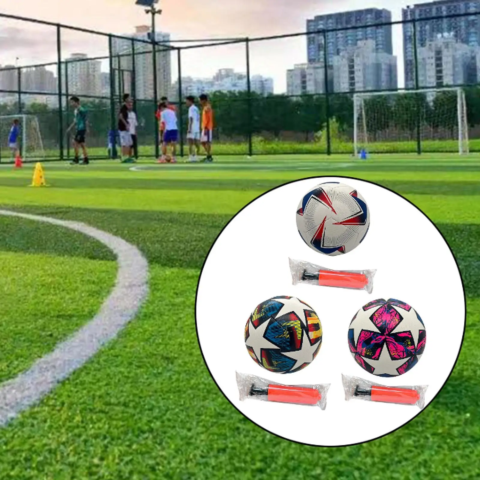 

Soccer Ball Size 5 Soccer Training Equipment Professional for Regular 11 A Side