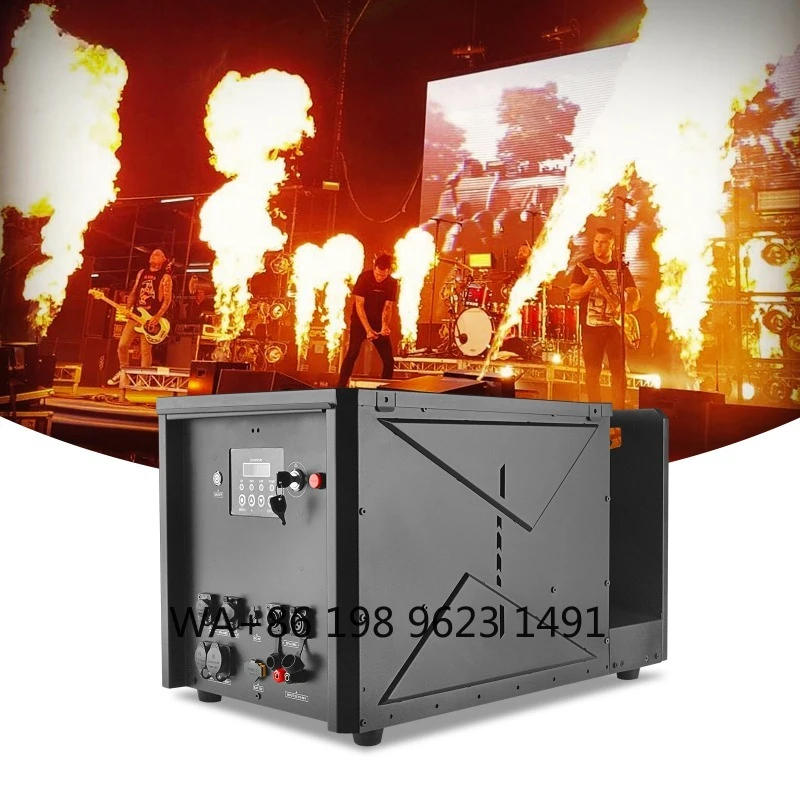 Rainproof 8-10M Outdoor Moving Head Wave Flame Projector DJ Stage Fire Machine Party Club Event Wedding Decor