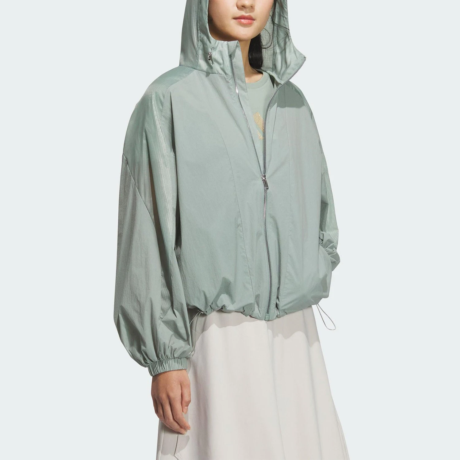 Oryginalna damska kurtka z kapturem Adidas New Outdoor JZ1657