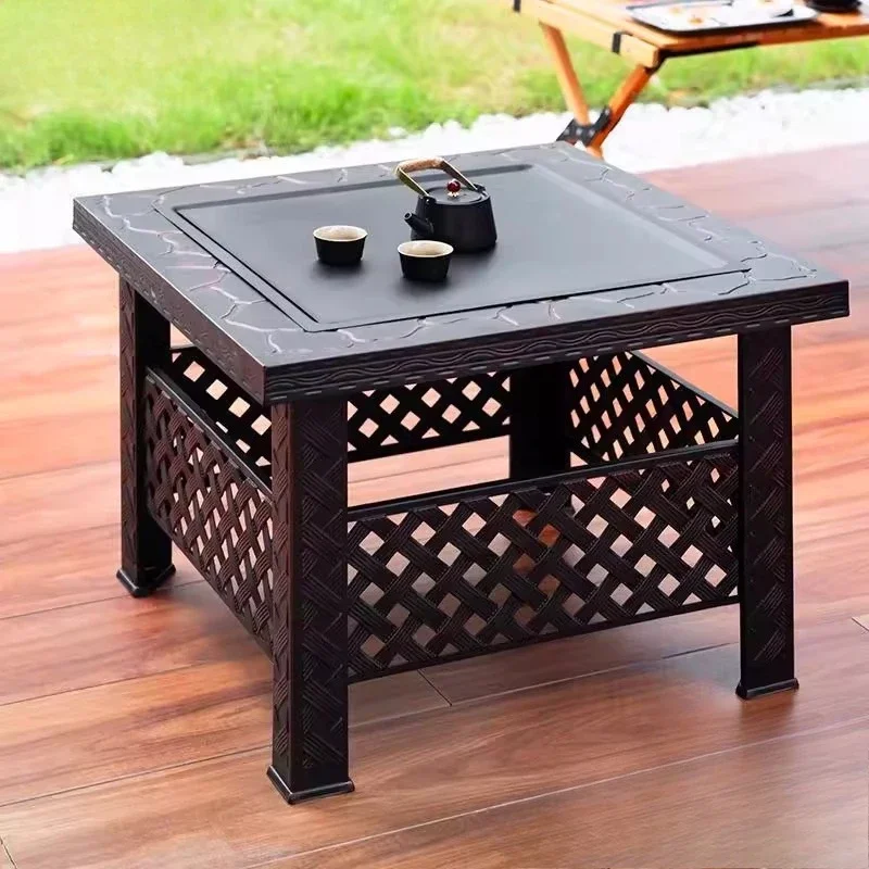 

Creative Courtyard Garden Terrace Fire Pits Outdoor Apartment Villa Heating Stove Indoor Home Living Room Barbecue Grill Brazier